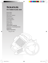 Taurus F40 Turbocyclone 2000 Instrucțiuni de utilizare