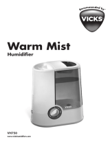 Vicks VH750 Warm Mist Humidifier Manual de utilizare