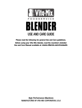 Vita-Mix Inc. Blender Manual de utilizare