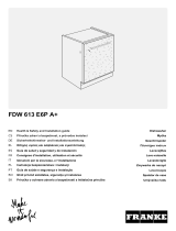 Franke FDW 613 E6P A+ Manualul utilizatorului