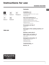 HOTPOINT/ARISTON FMG 823B EU.M Manualul utilizatorului