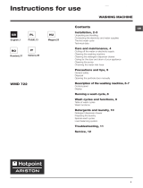 HOTPOINT/ARISTON WMD 722B EU Manualul utilizatorului