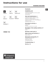 HOTPOINT/ARISTON WMSD 723B EU Manualul utilizatorului