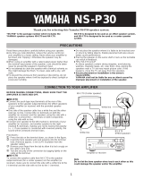 Yamaha NS-P30 Manual de utilizare