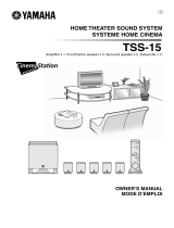 Yamaha TSS-15 Manualul proprietarului