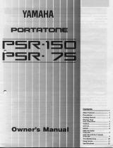 Yamaha PortaTone PSR-75 Manualul proprietarului