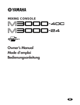 Yamaha M3000 Manual de utilizare