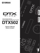 Yamaha DTX502 Manual de utilizare