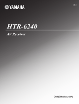 Yamaha 6240 - HTR AV Receiver Manualul proprietarului