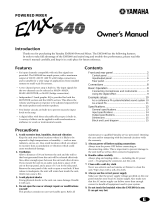 Yamaha 640 Manualul proprietarului