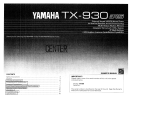 Yamaha TX-930 Manualul proprietarului