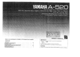 Yamaha A-520 Manualul proprietarului