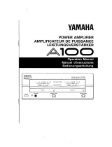 Yamaha A100 Manual de utilizare