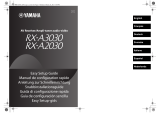 Yamaha RX-A3030 Manualul proprietarului