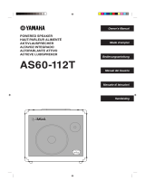 Yamaha AS60-112T Manual de utilizare