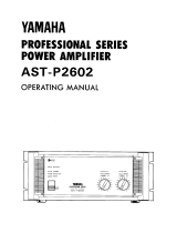 Yamaha AST-P2602 Manualul proprietarului