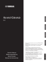 Yamaha AvantGard N1 Manualul proprietarului