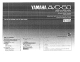 Yamaha AVC-50 Manualul proprietarului