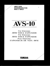 Yamaha AVS-10 Manualul proprietarului