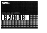 Yamaha AVS-700 Manualul proprietarului