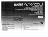 Yamaha AVX-1 Manualul proprietarului