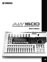 Yamaha AW 1600 Manual de utilizare