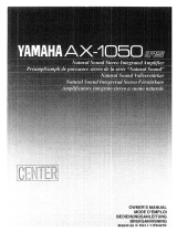 Yamaha AX-1050 Manualul proprietarului