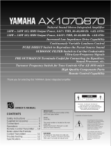 Yamaha AX-1070 Manual de utilizare