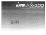 Yamaha AX-300 Manualul proprietarului