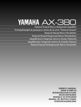 Yamaha YHT-380 Manualul proprietarului