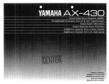 Yamaha AX-430 Manualul proprietarului
