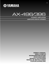 Yamaha AX-396 Manualul proprietarului