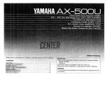 Yamaha AX-500 Manualul proprietarului