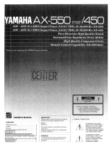 Yamaha AX-550 Manualul proprietarului