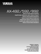 Yamaha AX-892 Manualul proprietarului