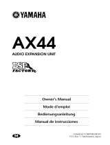 Yamaha AX44 Manualul proprietarului