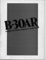 Yamaha B-30AR Manualul proprietarului