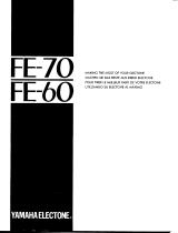 Yamaha FE-70 Manualul proprietarului