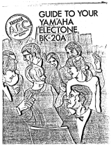Yamaha BK-5 Manualul proprietarului