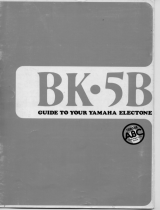 Yamaha BK-5B Manualul proprietarului