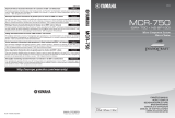 Yamaha PianoCraft MCR-750 Manualul proprietarului
