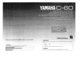 Yamaha C-60 Manualul proprietarului