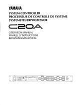 Yamaha C20A Manualul proprietarului