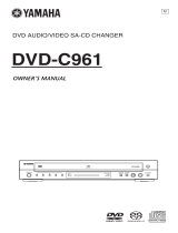 Yamaha DVD-C961 Manual de utilizare