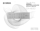 Yamaha CA-600 Manualul proprietarului