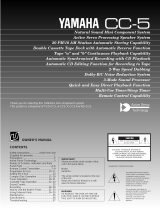 Yamaha CC5 Manual de utilizare