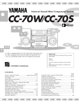 Yamaha CC-70S Manual de utilizare