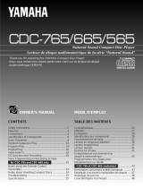 Yamaha CDC-565 Manualul proprietarului