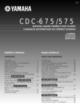 Yamaha CDC-575 Manualul proprietarului