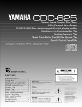 Yamaha CDC-625 Manual de utilizare